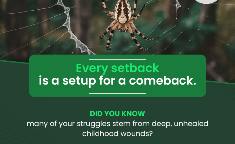 Website banner design created by BizneX for a healing therapist