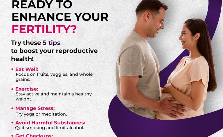 Website banner design created by BizneX for a fertility and IVF center