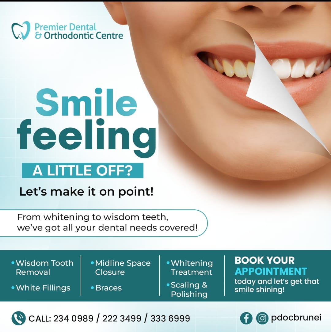 Website banner design created by BizneX for a dental clinic