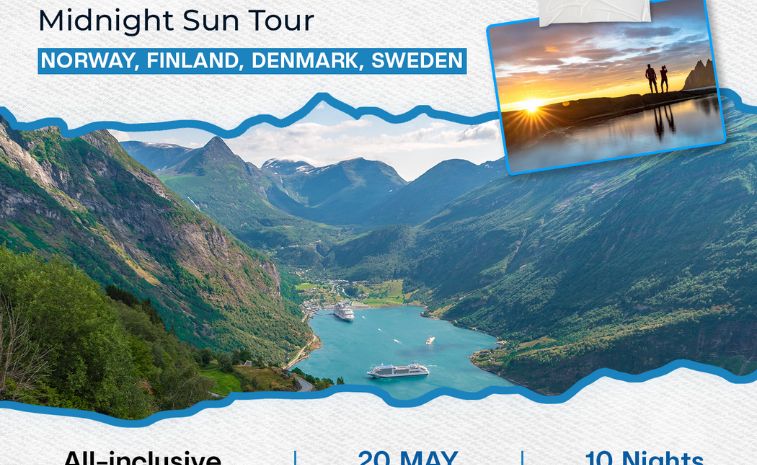 Website banner design created by BizneX for a travel company